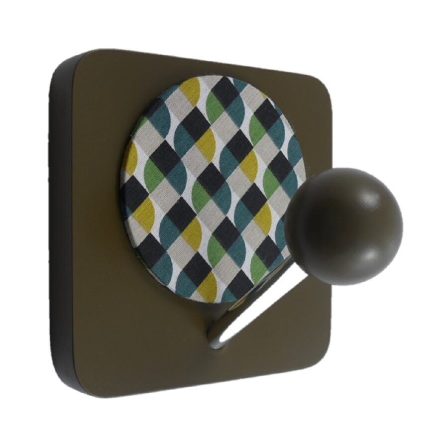 Patère simple socle carré à personnaliser