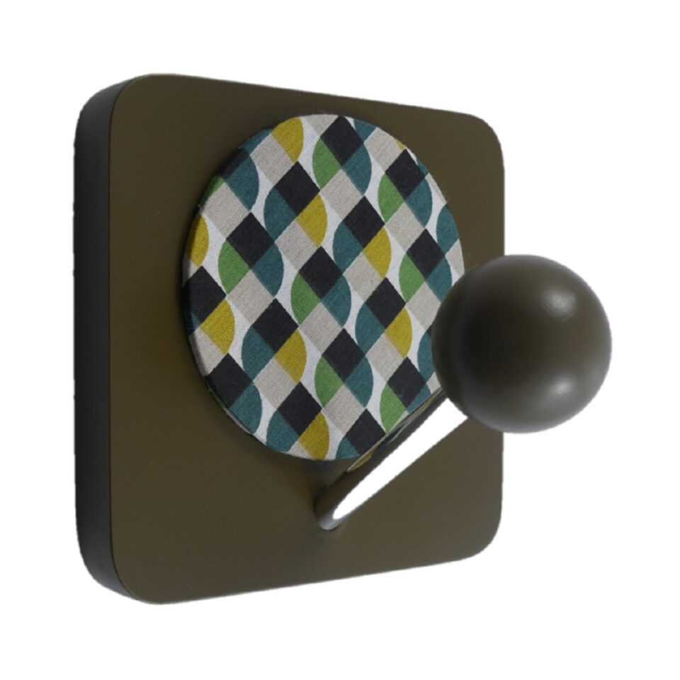 Patère simple socle carré à personnaliser